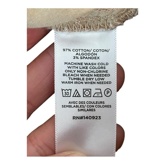 LOFT THE MONROE
SLIM Women's Tan Chinos pants Size OP - Picture 8 of 9